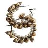 @ Beautiful Shankh Earring Brown Color For Women