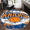 New York Football Round Rug for Livingroom,Bedroom, Palyroom, Chair Rug, Area Rug, Circle Carpet, Large Size Fan Christmas Gift