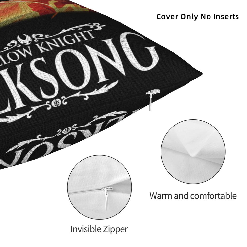 Hornet Hollow Knight Silksong Pillow Case  Comfy Pillow Cover For Living Room Chair Fashion Cushion Cover