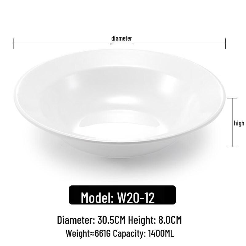 Yipan Cartoon Style Melamine Deep Serving Bowl