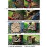 Folding Camping Trash Can Garden Garbage Bag Reusable Yard Waste Bag Portable Garbage Bin Container Sundries Box