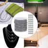 Fashionable Sturdy Stainless Steel Bead Chain Belt with 50 Adjustable Waist Buckles for Trendy Casual Daily Wear