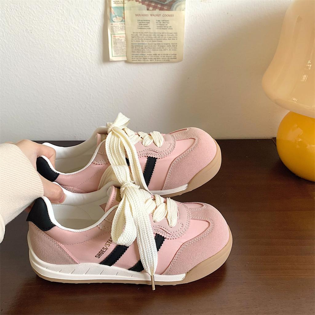 Big Hair Girl Chic Korean Big Head Ugly Cute Shoes Women 2025 Summer New Breathable German Training Shoes Forrest Gump Sports Shoes