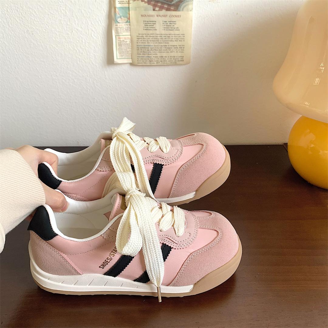 

Big hair girl chic Korean big head ugly cute shoes women 2025 summer new breathable German training shoes Forrest Gump sports shoes 40