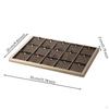 15Slot Jewelry Display Tray with Hooks | Rectangular Flat Form, Design, Necklace Tray, for