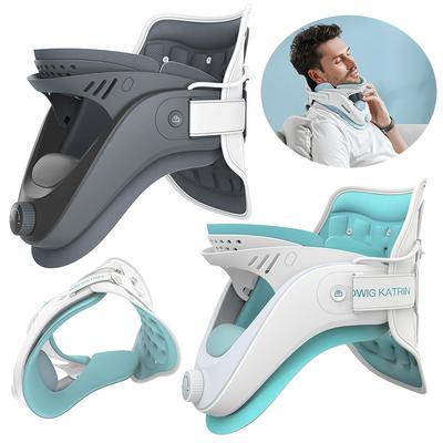 Cervical Traction Device & Neck Brace Set Neck Stretcher Adjustable Neck and Shoulder Relaxer Comfortable for Home Travel Office