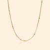 [14K gold] Emily Ball Chain Necklace