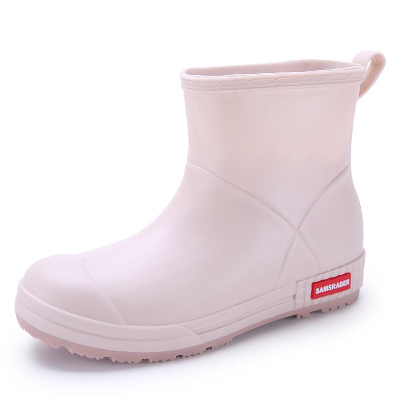 

Модная универсальная пара водонепроницаемых дождевых ботинок для мужчин и женщин, уличная нескользящая износостойкая водная обувь для рыбалки, кемпинга, моря, резиновая обувь 41 хаки