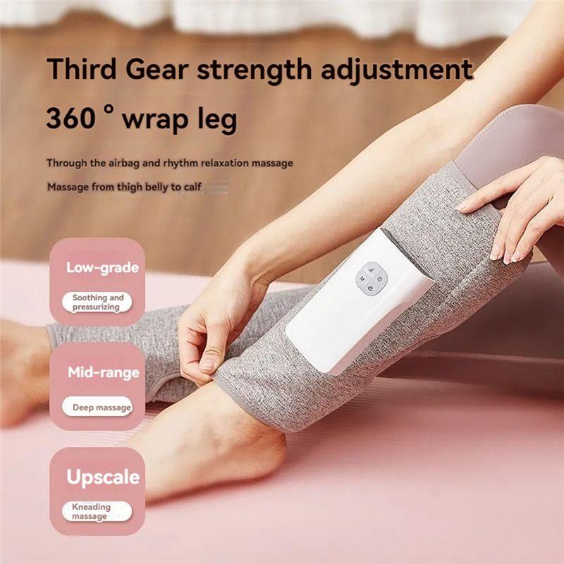 Versatile Leg Massage Air Compression Massage With Heat Cordless Leg Massager For Circulation And Pain Relief Calf Massager 1PC