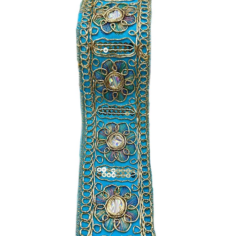 4.5cmx10Yards DIY Materials Bohemian Style Sewing Accessories Multi-Function Floral Embroidery Curtain Decor Multiple Colors