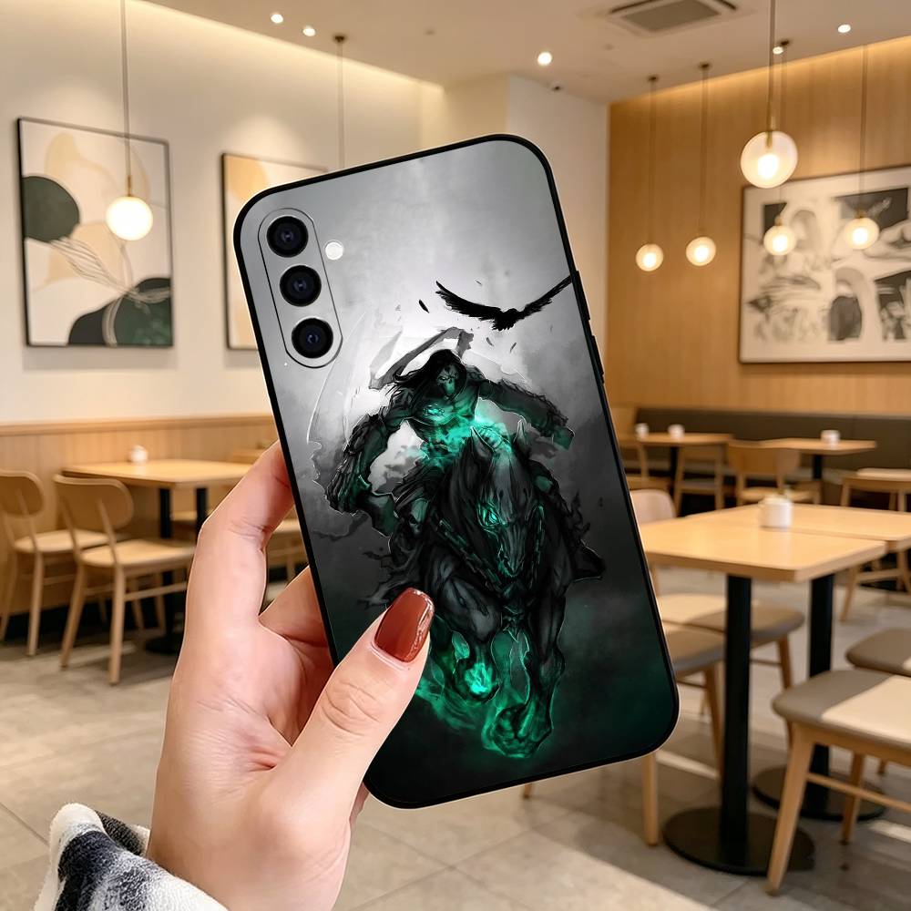 Game D-Darksiders-s Phone Case Black Silicone Soft For Samsung Galaxy A73,A72,A71,A70,A53,A52,A51
