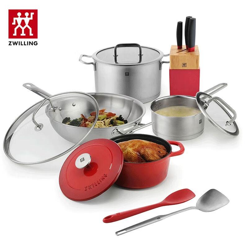 ZWILLING ZW-C137 10-Piece Knife & Cookware Set