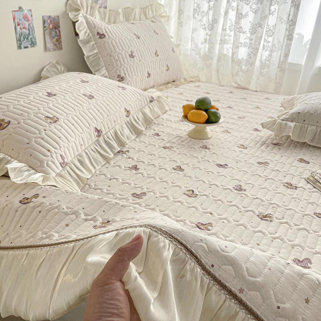 Reine Baumwolle Tatami-Matte Stepp-Bettdecke - Dick, Frischer Druck, Pflegeleicht