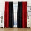 2pcs Bold Red & Black Marble Printed Curtains Designed for Light Filtering Quality Material Ideal for Modern Home Window Dec