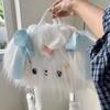 Haired Long Puppy Plush Backpack Dog Crossbody Bag  Casual Travel Gift Kids
