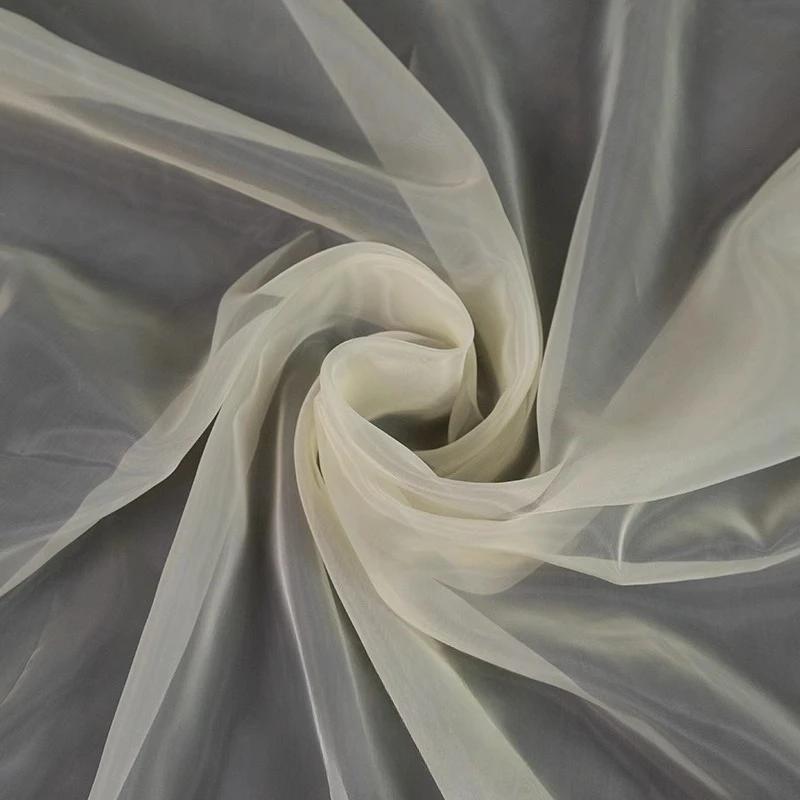 Breiter 160cm Verschlüsselter Gaze Organza Stoff Meterware Paillettenbesetzt für Bühnenröcke Hintergrund Nähen Dekoration DIY Glatt