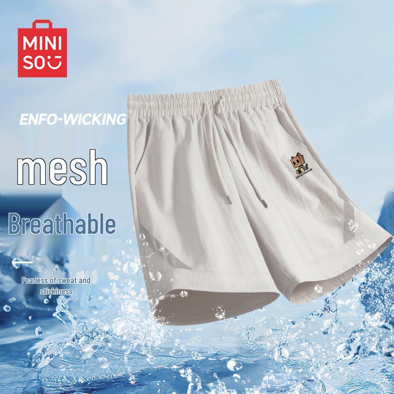 MINISO Men s High Street Quick-Dry Sport Shorts M