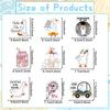 Goose Fridge Magnet Set- 9Pcs Funny Animal Refrigerator Magnetic Stickers Goose Magnets Silly for Fridge Cute Meme Fridge Magnets Gifts for Locker