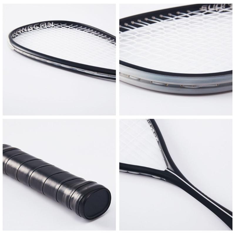 Beginner Training Squash Racket NonSlip Handle Aluminum Alloys Frame Squash Racquet Squash Training Paddles for Men Women