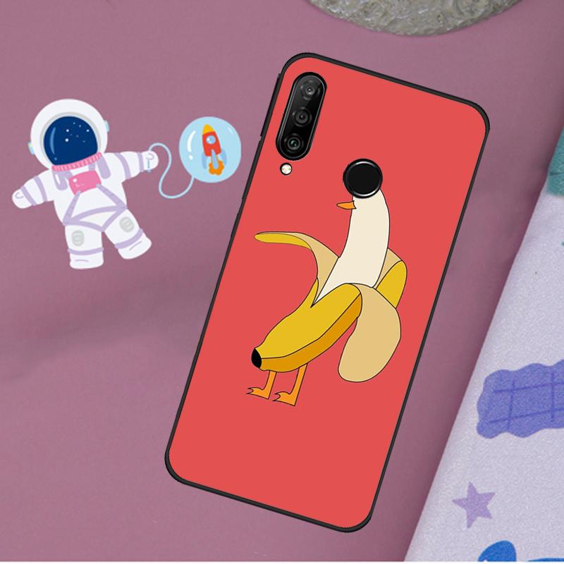 Memes Cartoon Funny Banana For Huawei Nova 10 9 SE 11 Pro Y60 Y70 Y90 Y61 Y91 Y72 Y73 12i 11i 8i P20 P30 P40 Lite Case