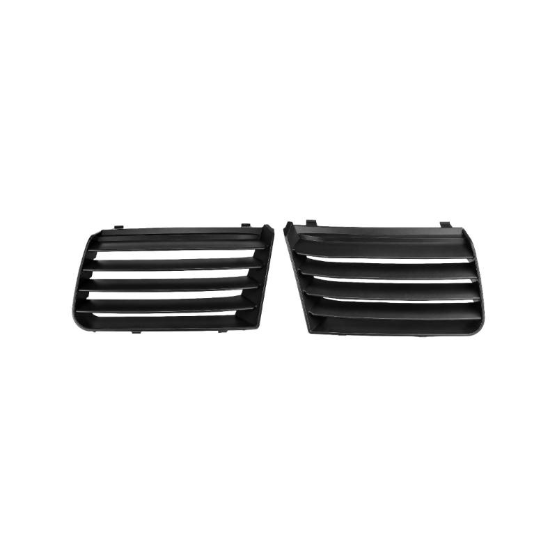 Front Bumper Grille Replacement Insert with Black Injection-Molded Construction for 2001-2010, 7M785365301C 7M785365401C