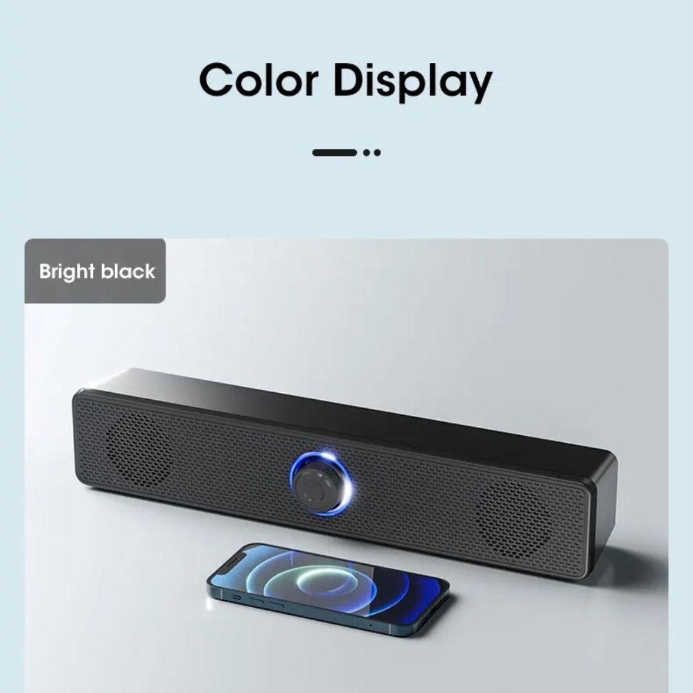 AUX/Bluetooth Wireless Speaker 3D Stereo TV Subwoofer Portable Computer Soundbar  Home Theater