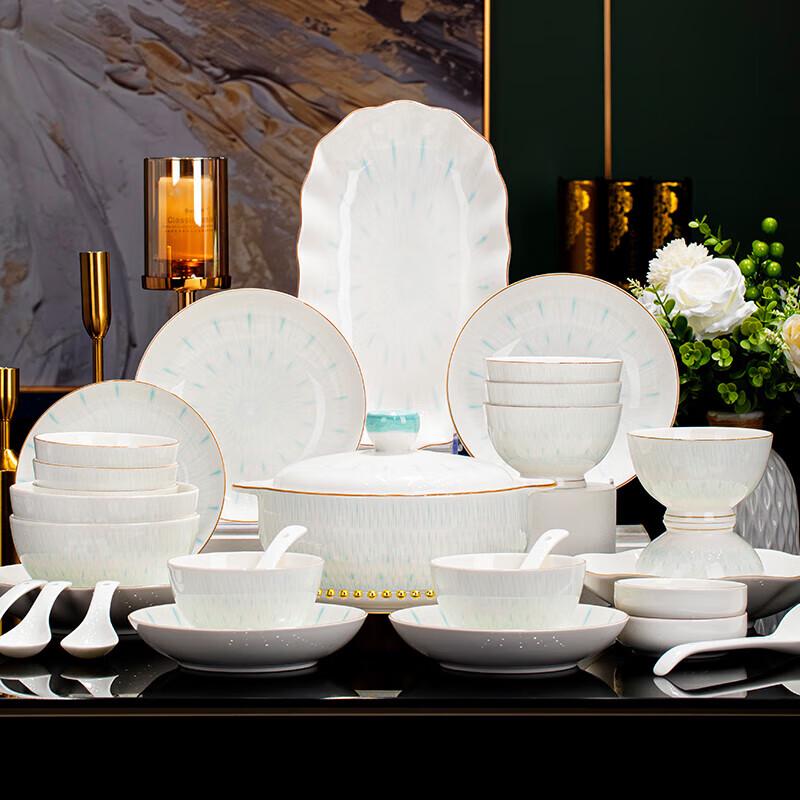 Boyido Nordic Style 66-Piece Ceramic Dinnerware Set