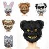 Party Cosplay Props Bear Bunny Mask Masquerade Mask Costume Party Supplies Halloween Decoration