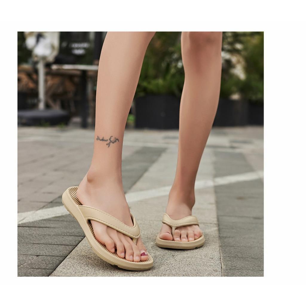 Women's Slippers for Outdoor Wear, Couple's Shock-absorbing Arch Support, Cool Slippers, Men's Clip on Beach Shoes, Flip Flops for Women