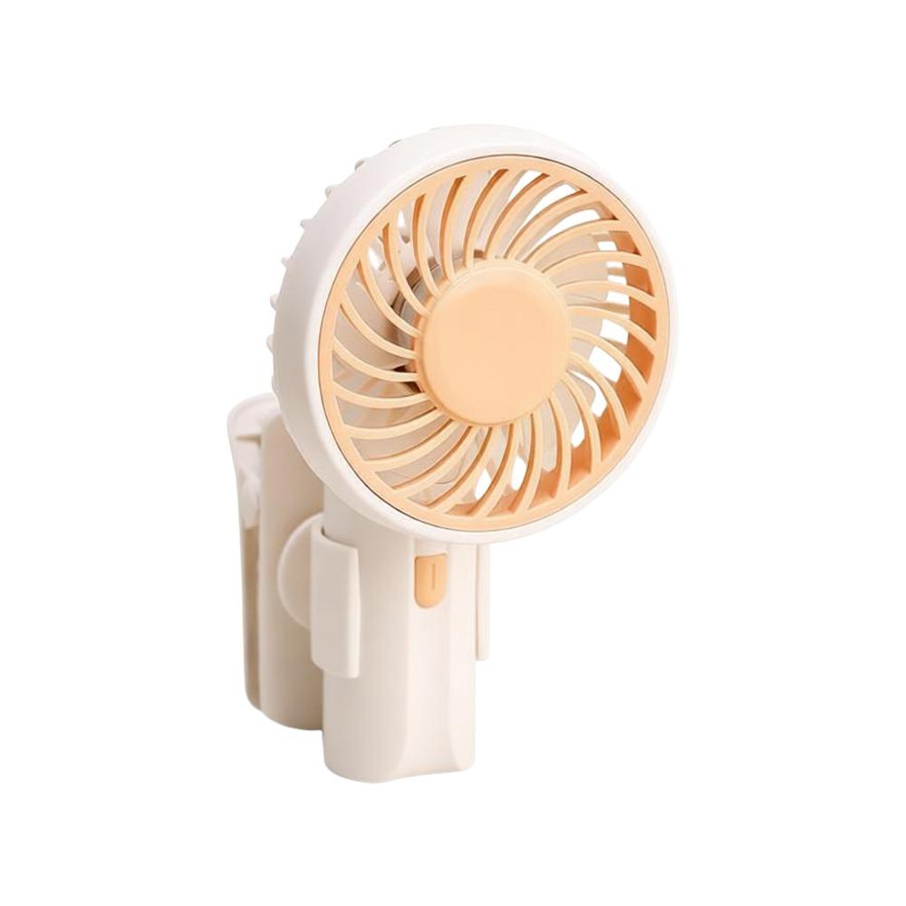 Lightweight Portable Mini Fan with Cilp Rechargeable Handheld Fan Pocket Fan Air Coolers жёлтый