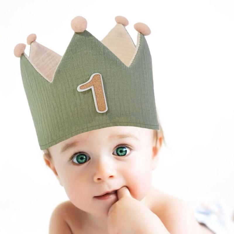 Crown Props Hat for Kids Photography Props Headdress Crown Birthday Celebration Party Hat Fotografia Props Headwear