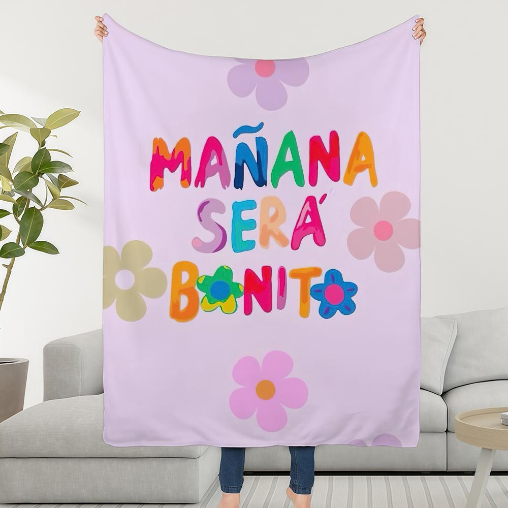 Blanket Throw Singer Super Cosy Plush Living Room G-G Sofa K-Karol Female Couch Childish Birthday Gifts 30x40in