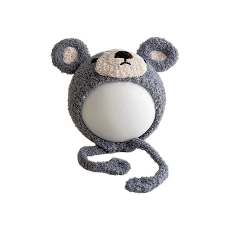 2023 NEU Mütze Babymütze Niedliche Bärenhaube Mode Winter Warme Mütze für Baby Kinder Neugeborenen Junge Mädchen 5-36 Monate