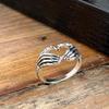 Retro Punk Style Devil Finger Ring for Men and Women – Antique Silver