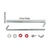 2pcs Battery Terminal Bolts Terminal Fixing Replacement Screws Battery Fixing Screw for Motorcycle ATV SUV Auto Truck Marine
