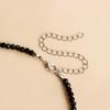 Charm Elegant Necklace with Tassels Moon and Love Heart Versatile Fashion Jewelry Accessory for Trendy Women Ladies