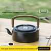 Minna Outdoor Aluminum Alloy Kettle with Wooden Handle