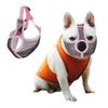 Breathable Mesh Dog Mouth Cover Adjustable Buckle Soft Mesh Bulldog Mouth Mask Anti-Bark Nylon Face Cover Mask
