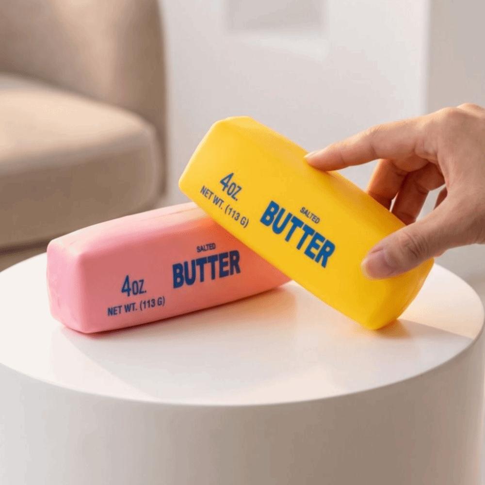 Super Soft Butter Stick Squeezing Toy Kneading Realistic Butter Sticks Home Decoration