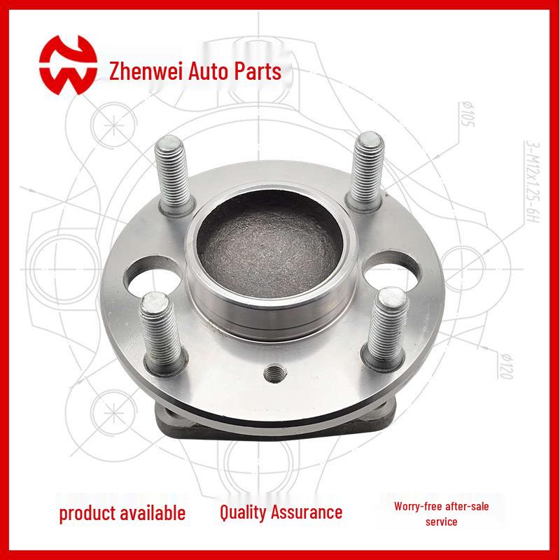 Wheel Hub & Bearing Assembly - Fits Ford/Mazda 2 Rear