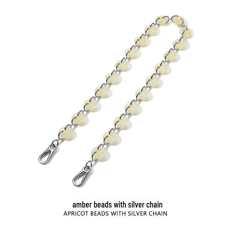 Donut Resin Acrylic Alloy Chain Strap for Shoulder, Crossbody & Underarm Bags