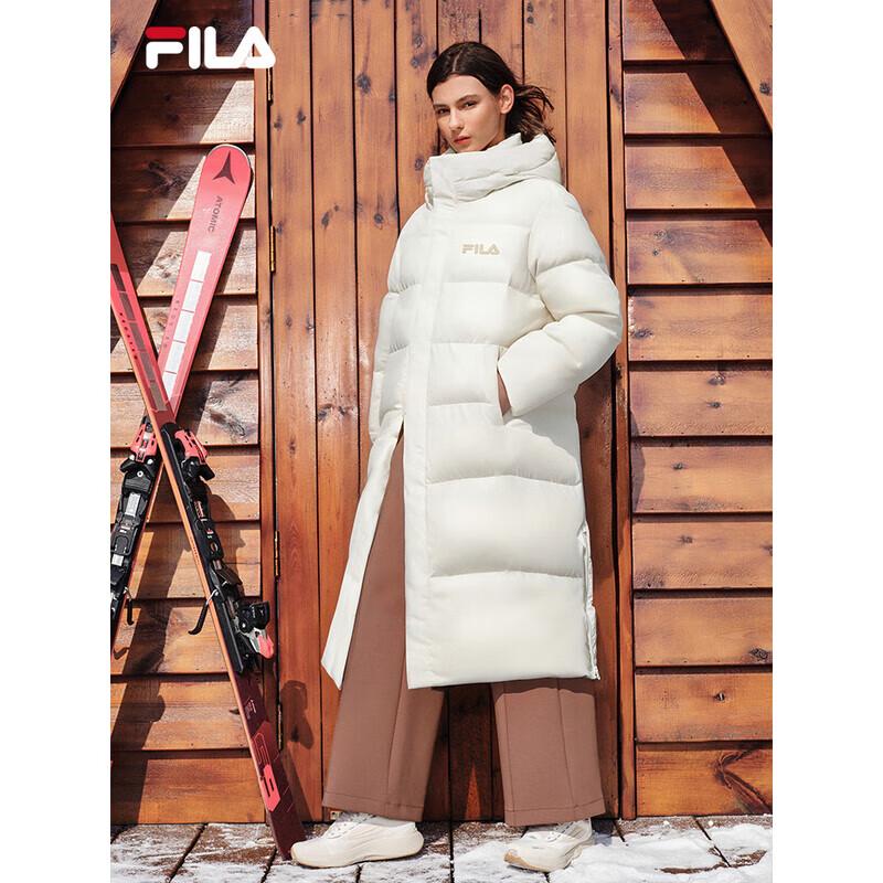 

FILA Unisex 2025 Winter Long Hooded Down Jacket M
