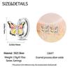 New In 925 Sterling Silver Butterfly Stud Earrings for Women Girl Ear Studs Fine Jewelry Fashion Luxury Anniversary