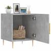 Nightstands 2 Pcs. Concrete Grey 40 X 40 X 50 Cm Particleboard