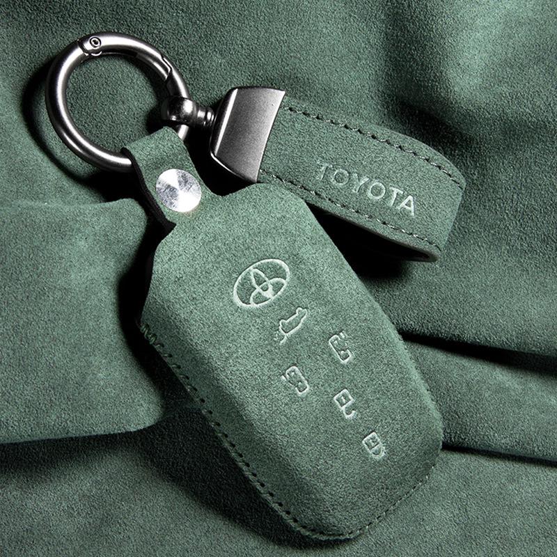 High-grade Suede Key Case for New Toyota Sienna 1
