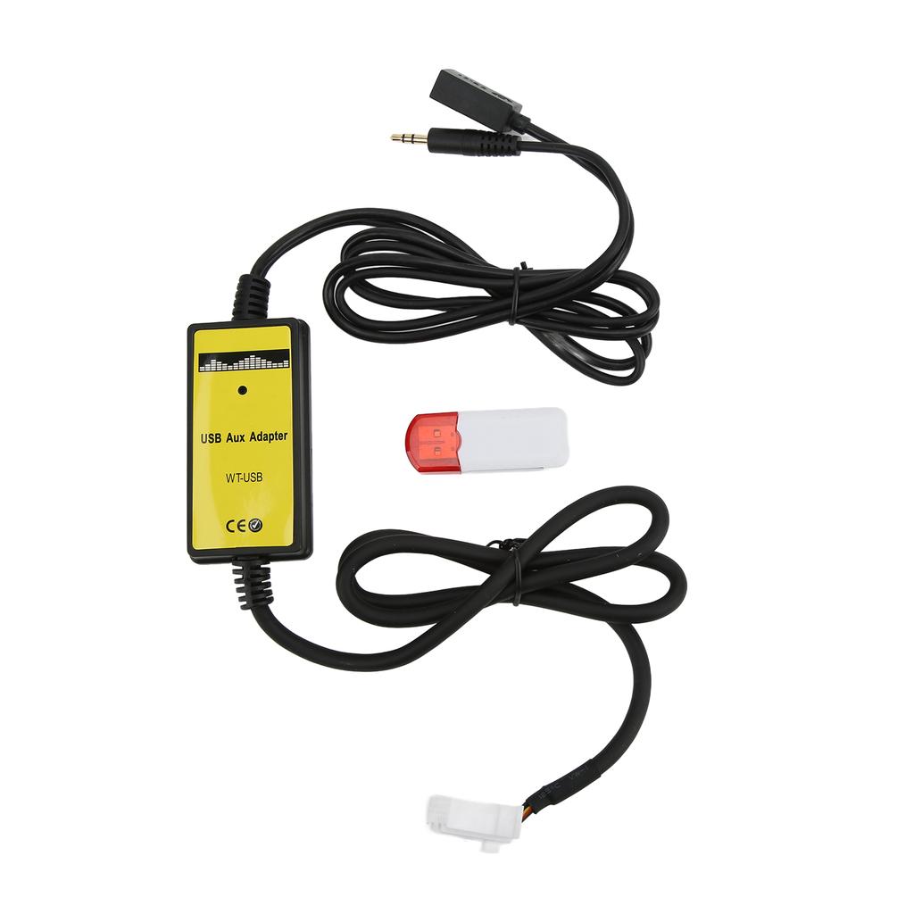 Car Audio Auxiliary Adapter USB Digital Music CD Changer Replacement for Mazda CX7 2007‑2008