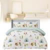 Reversible Camping Bedding Set With Digital Print For Home Sleep Comfort