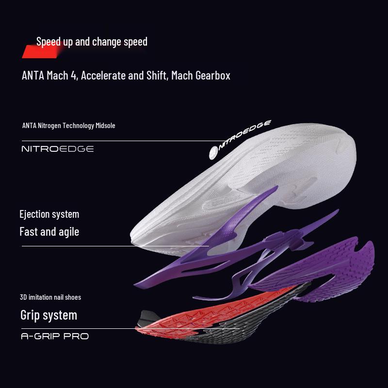 ANTA Mach 4 Nitrogen Tech Men's Running Shoes
