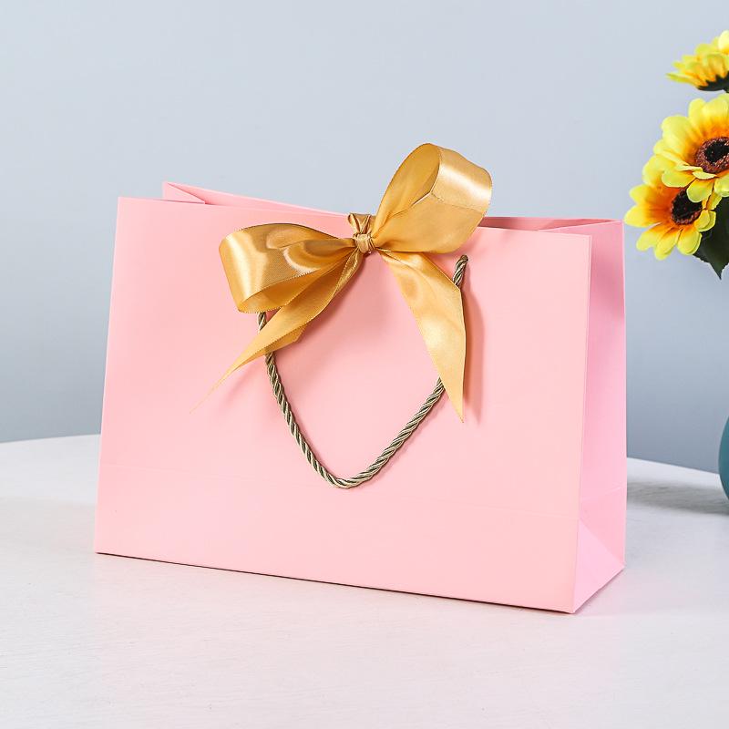 Gift, Cosmetic & Shopping Paper Bags with Bow Handles