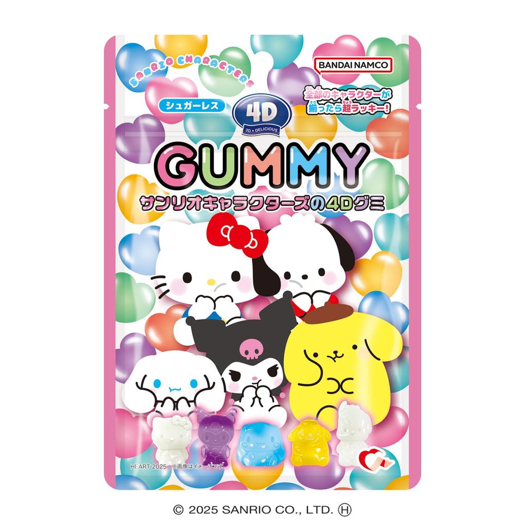 Heart 4D Gummy Sanrio Gummy Candy Toy Set Set of / / [Box / 10]